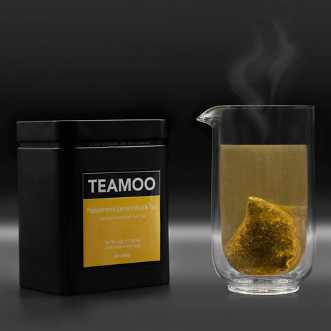 Peppermint Lemon Black Tea - 15 Serves - TEAMOO