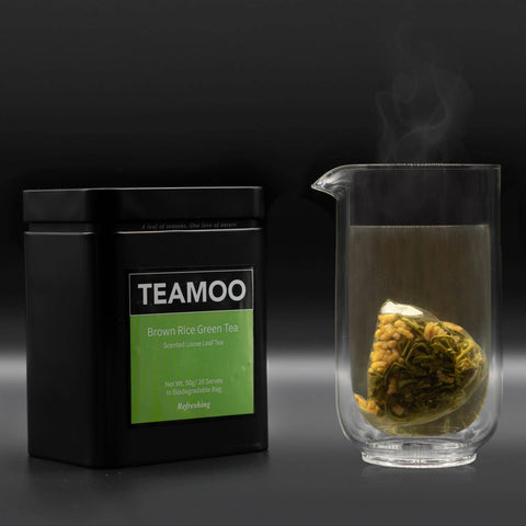 Brown Rice Green Tea - 20 Serves - TEAMOO