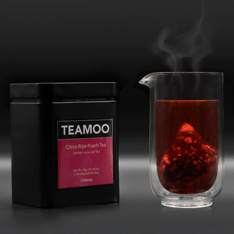 Citrus Ripe Puerh Tea - 20 Serves - TEAMOO