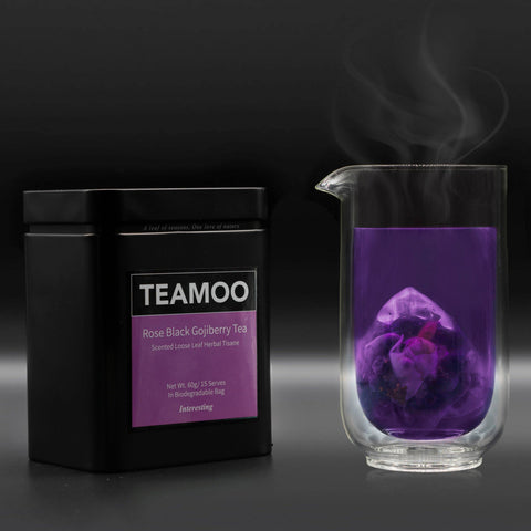 Rose Black Gojiberry  Tea - 15 Serves - TEAMOO