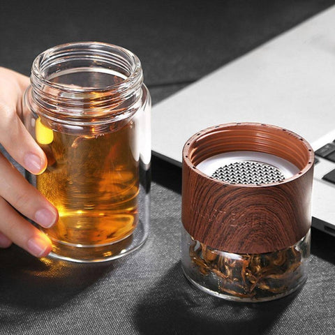 Smart Tea Flask - Double-Glazing Glass - TEAMOO